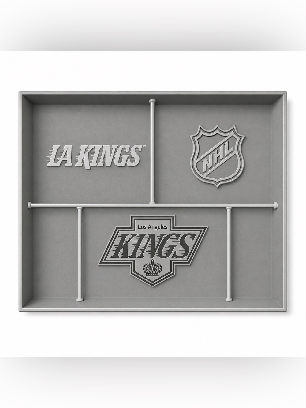 LA Kings NHL Pocket Dump Tray - For Keys, Wallet, Money, Etc